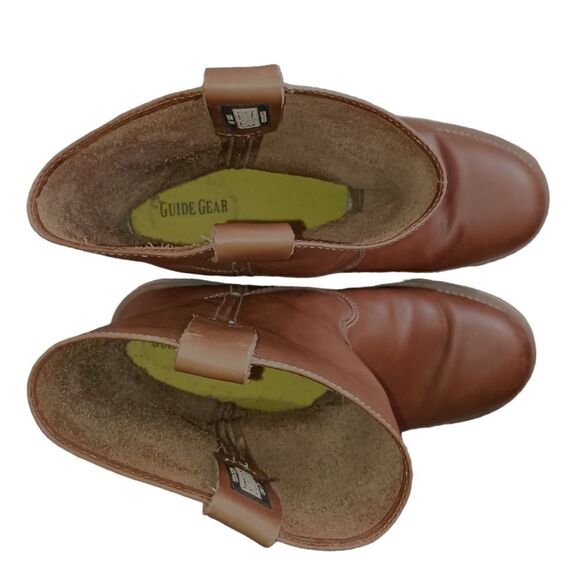 Guide Gear Wellington Mens Boots 9.5M Work Wedge Leather Oil Resistant Sole - Picture 11 of 16